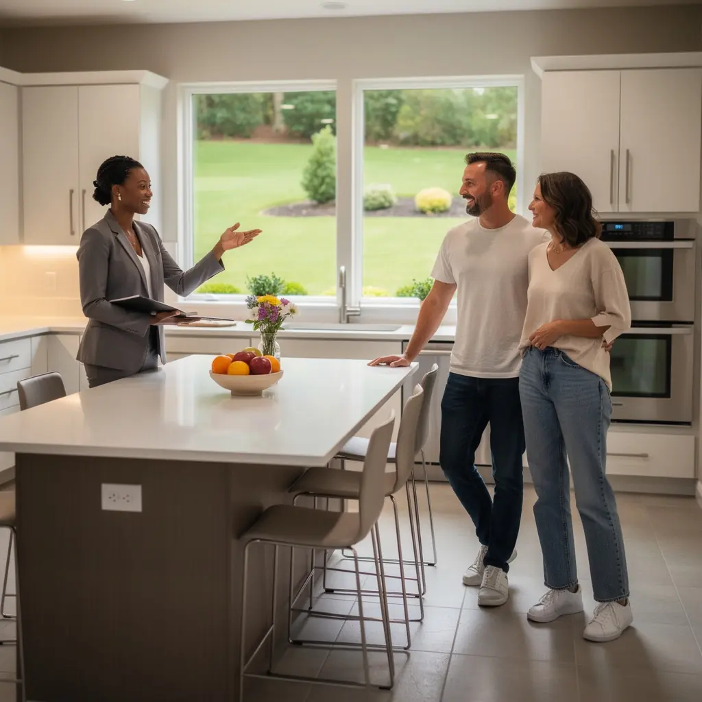 Zaktualizowane powiadomienia o dostępności domów w serwisie internetowym biura nieruchomości.