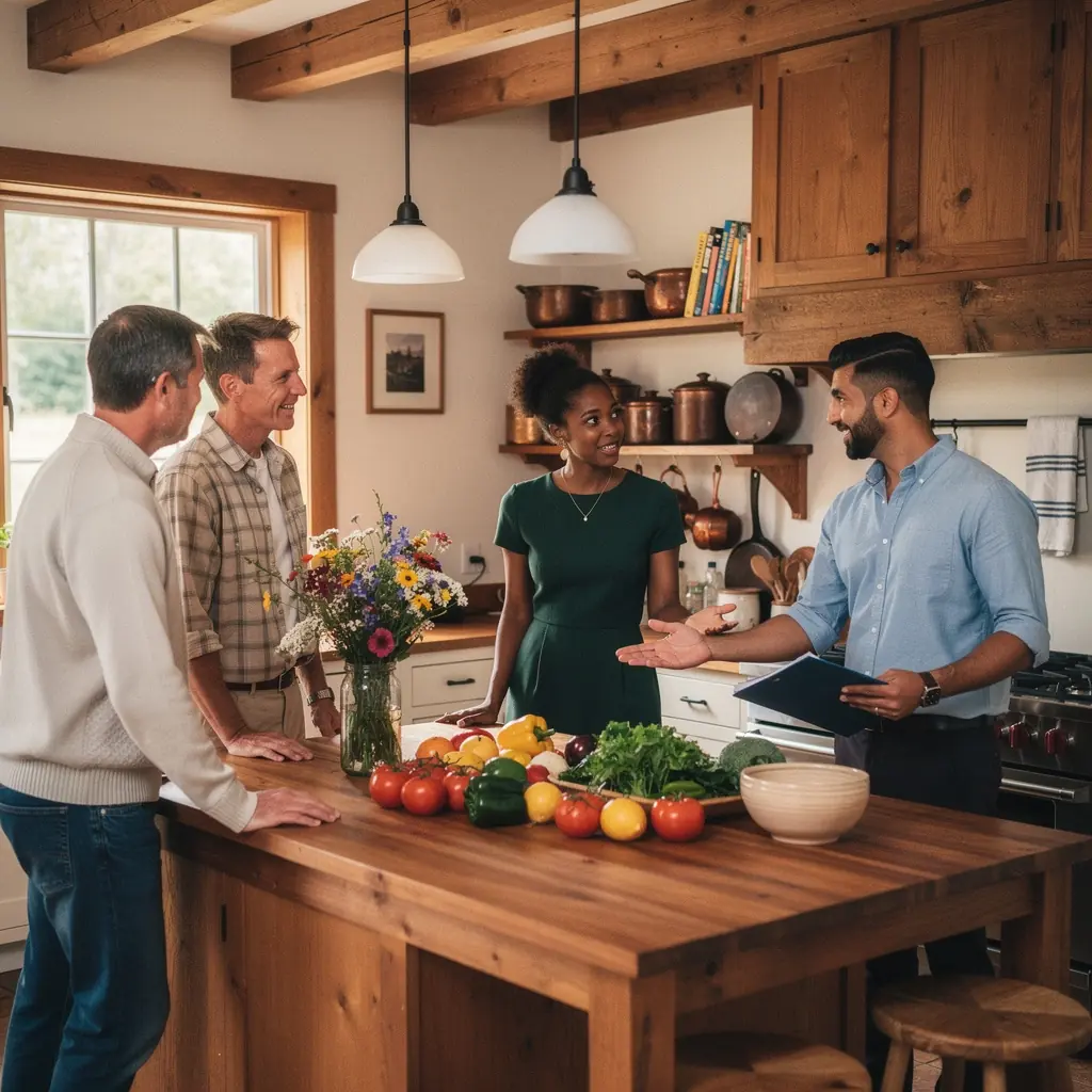 Interaktywna mapa pokazująca dostępność domów na wynajem w danym regionie.