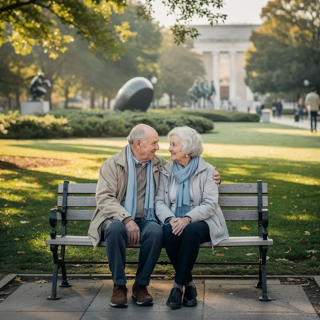 Przewodnik opowiadający o historii eksponatów podczas wycieczki kulturalnej.