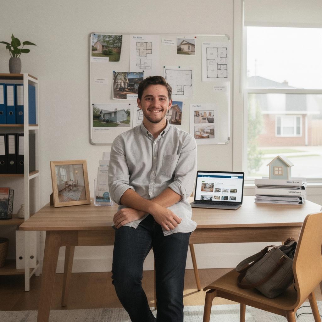 Zewnętrzny widok nowoczesnego domu na sprzedaż w USA